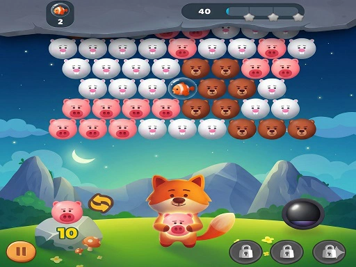 Play Animal Bubble Blast for free on ovo game Thumbnail image of Animal Bubble Blast from arcade games category on ovo game